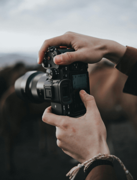 Kamera, DSLR, Objektiv, Freihand, Fotografie